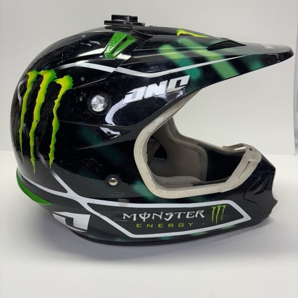 One Industries Motocross Helmet ONC Monster KOMBAT Size 57-58cm Gropro Mount DOT - Picture 5 of 15
